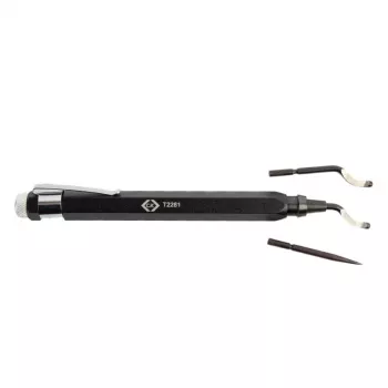 C.K Tools T2281 Nuosėdų šalinimo įrankių rinkinys su 3 HSS peiliukais