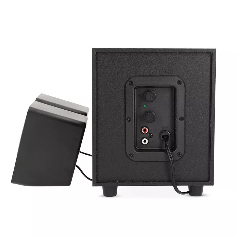 Nedis CSPR10021BK 2.0 stereo USB maitinami kompiuterio garsiakalbiai, 6W RMS, juodi