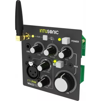 INTUSONIC VAA22 įmontuojamas priekinis stiprintuvas / mikseris 12604195