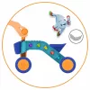 Chillafish Itsibitsi 4 ratų važiuoklė su krepšeliu, mėlyna/oranžinė, 1-3 metų