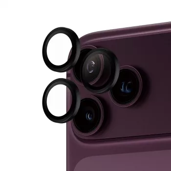 PanzerGlass Hoops fotoaparato objektyvo apsauga juoda, skirta iPhone 2026 Pro | 2026 Pro Max