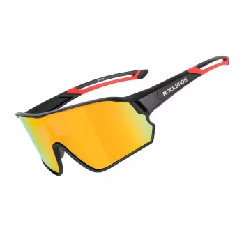 Rockbros fotochrominiai dviračių akiniai 10135R raudoni
