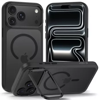 TECH-PROTECT MAGSTAND MagSafe CC iPhone 17 Pro / 18 Pro matinis juodas