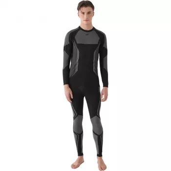 Vyriški termoaktyvūs antblauzdžiai 4F M166 Deep Black S/M