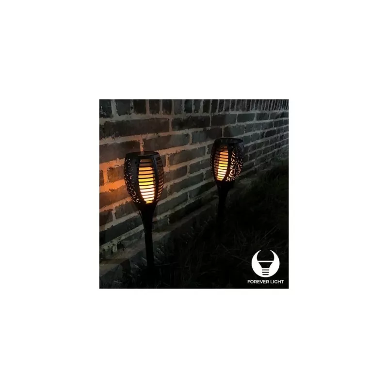 Forever Light 12 LED saulės energija įkraunamas žibintuvėlis 2,4 W 300 mAh