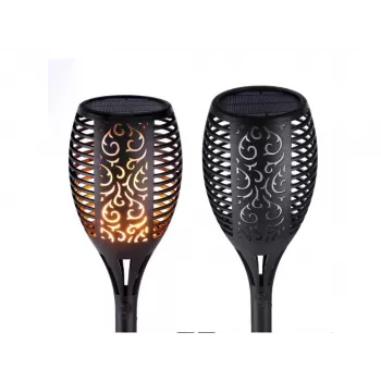 Forever Light saulės fakelo lemputė su 33 LED, 6,6 W, 600 mAh, IP44, įžeminimo kaištis