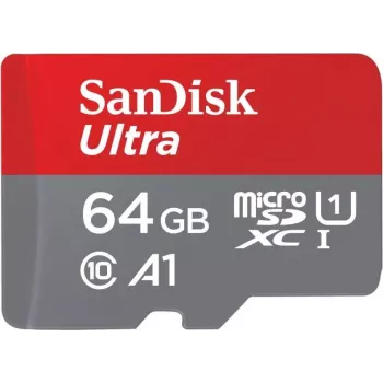 SanDisk microSDHC Ultra 64GB UHS-I Class 10 100MB/s su SD adapteriu 00215482
