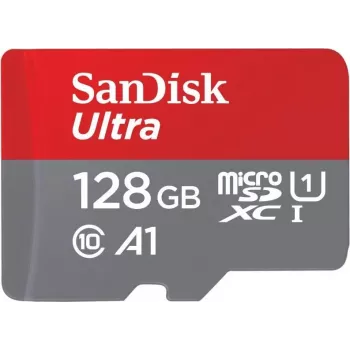 SanDisk microSDHC Ultra 128GB UHS-I Class 10 100MB/s su SD adapteriu 00215483