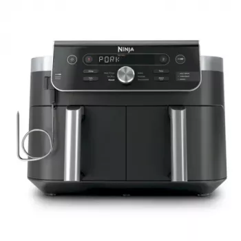 Ninja Dual Zone XL DZ950EU karšto oro gruzdintuvė 9,5 L 2470 W, juoda/pilka