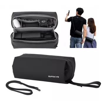 Sunnylife B018-D organizatoriaus dėklas, skirtas DJI Osmo Pocket 3 / Insta360 X5 / Go 3S, juodas