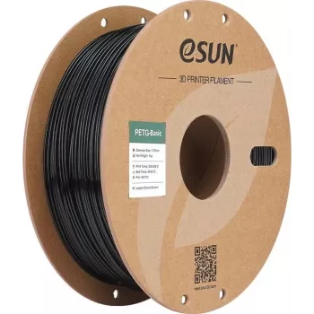 ESUN PETG 1,75 mm juodas 1 kg 3D spausdintuvo kaitinamoji medžiaga