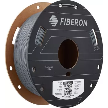 Polymaker Fibron PPS-GF20 1,75 mm pilkas 0,5 kg 3D spausdintuvo kaitinamoji medžiaga FM02001