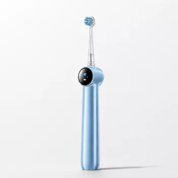 RANVOO PH5 Bubble Sonic elektrinis dantų šepetėlis, 38 000 VPM, 5 režimai, IPX7, USB įkrovimas, mėlynas