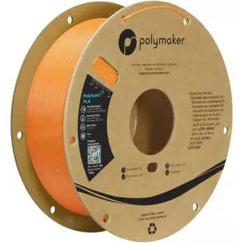 Polymaker PolySonic didelio greičio PLA kaitinamoji medžiaga 1,75 mm oranžinė 1 kg PA12007