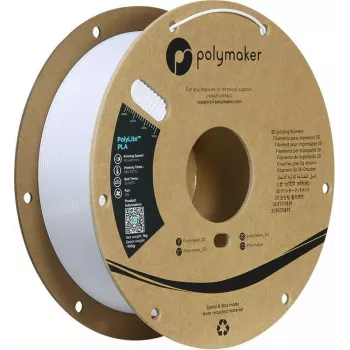 Polymaker PA02096 PLA kaitinimo siūlas 1,75 mm 1 kg vėsiai balta didelio standumo