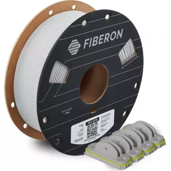 Polymaker Fiberon PET-GF15 1,75 mm šviesiai pilkas 0,5 kg 3D spausdintuvo kaitlentė (FL02004)