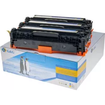 G&G HP125A/CF373AM suderinamas tonerio rinkinys žydras purpurinis geltonas (14993)