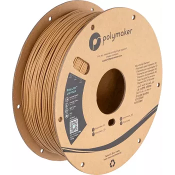 Polymaker PolyLite LW-PLA 1,75mm juodas 0,8kg (PA08004)