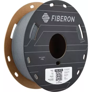 Polymaker Fiberon PA6-GF25 3D spausdintuvo kaitinamoji medžiaga, 1,75 mm, 0,5 kg, pilka