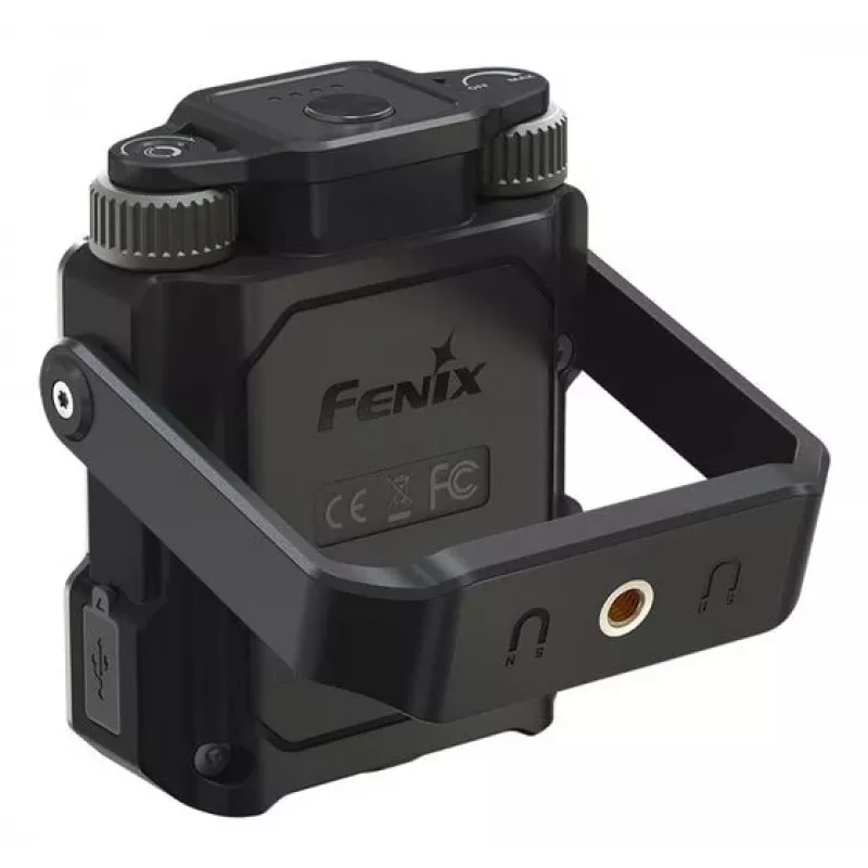 Fenix CL27R įkraunamas darbinis žibintas su žaliu LED, juodas