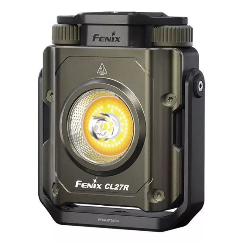 Fenix CL27R įkraunamas darbinis žibintas su žaliu LED, juodas
