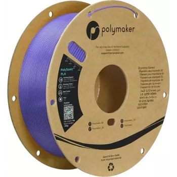 Polymaker PolySonic PLA High Speed 1,75 mm purpurinis 1 kg 3D spausdintuvo kaitinamoji medžiaga PA12008