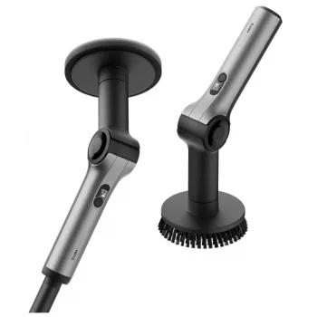 HOTO Flexi Cordless Spin Scrubber QWQJA08 (HFE0030GL) - teleskopinis elektrinis valymo šepetys su 3 galvutėmis, IPX7, USB-C