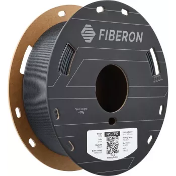 Polymaker Fiberon PPS-CF10 filamentas (FM01001) – 1,75 mm, 500 g, juodas
