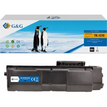 G&G suderinama tonerio kasetė GG-PKTK1270C, skirta Pantum TL-410, juoda, 1500 puslapių