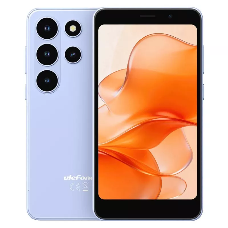 Ulefone Note 22 3GB/32GB Dual SIM 4G LTE išmanusis telefonas 6,52 inch HD+ ekranas 13MP triguba kamera 4000mAh Icy Blue
