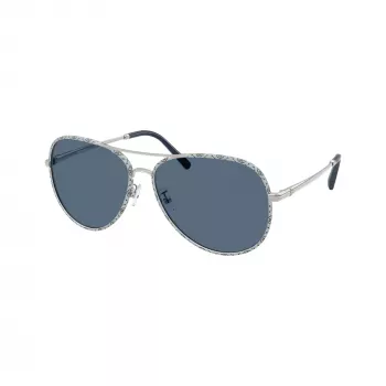 Tory Burch TY6114-32744L moteriški akiniai nuo saulės tamsaus Havana rudo gradientinio stiklo 60mm