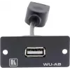 Kramer WU-AB modulinis spragtelėjimo įdėklas USB Type A moteriškas-moteriškas juodas 85-0118399