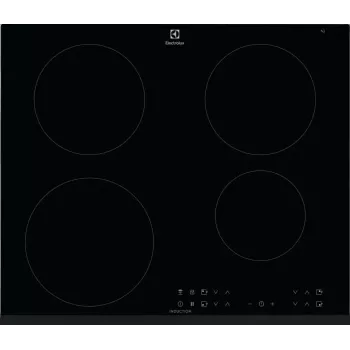 Electrolux LIR60433B 60 cm indukcinė kaitlentė, 4 zonos, jutiklinis valdymas, juoda
