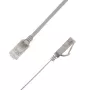 LinkIT Plokščias U/UTP Cat6A pilkas 2,5 m tinklo kabelis UTP-FL6A-00250-GY