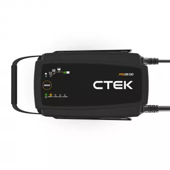 CTEK PRO25 CiC EU 40-480 profesionalus 12V 25A automatinis akumuliatoriaus įkroviklis švino-rūgštiniams ir ličio akumuliatoriams