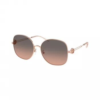 Tory Burch TY6112-3358G9 moteriški akiniai nuo saulės, Havana rėmelis, rudi gradientiniai lęšiai, 56mm