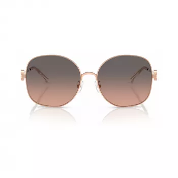 Tory Burch TY6112-3358G9 moteriški akiniai nuo saulės, Havana rėmelis, rudi gradientiniai lęšiai, 56mm