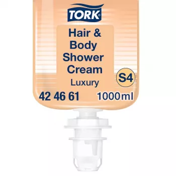 TORK S4 Prabangus 3-in-1 aukščiausios kokybės dušo kremas 1,0 L (424661)