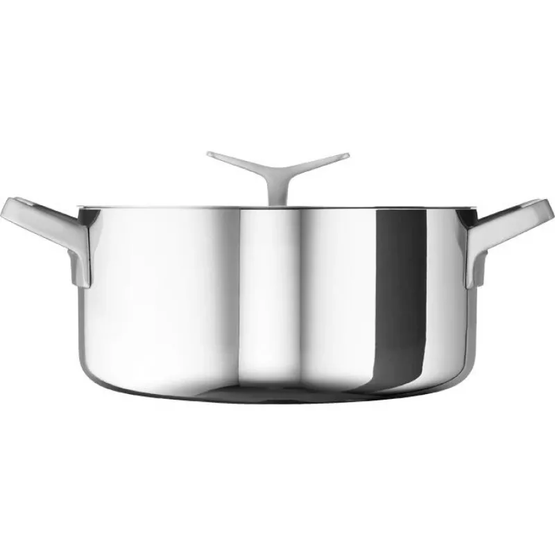 Electrolux Infinite Chef 3L puodas su dangčiu, nerūdijantis plienas, tinka indukcinei, orkaitėje iki 250°C