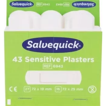 SÖHNGEN Salvequick neaustinio pluošto pleistrų juostelės, 43 vnt., odos spalvos, hipoalergeninės, be latekso 1009943