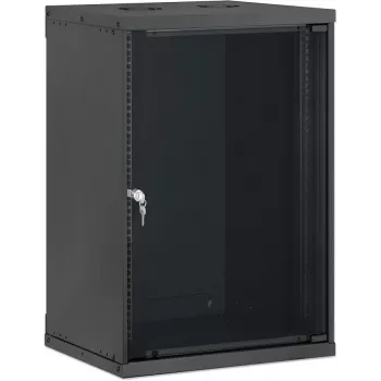 Intellinet 19 inch sieninis spintos tipo korpusas, Basic Line, 15U, 400 mm gylio, juodas RAL 9005 716710