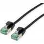 ROLINE RM U/FTP tinklo kabelis Cat.6A/Class EA SLIM juodas 1m - FTP (21.45.3353)