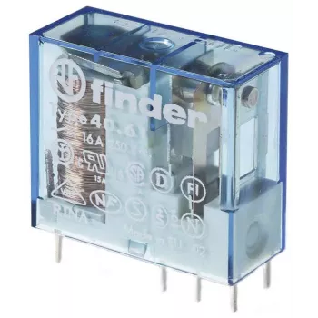 Finder 40.61.9.012.1000 PCB relė 12V DC 16A SPDT