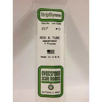 Evergreen polistirolo cilindrinis strypas (7 vnt.) (217)