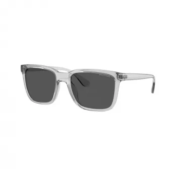 Armani Exchange vyrų stačiakampiai akiniai nuo saulės AX4112SU82398 juodi/pilki 55-19-145