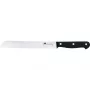 DUE CIGNI 2C 761/20 Dantyto ašmenų duonos peilis 26 cm X50CrMoV15 plieno juoda POM rankena