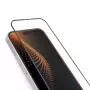 SBS Mobile grūdinto stiklo ekrano apsauga, skirta Apple iPhone 16 / iPhone 15 / iPhone 15 Pro - 9H kietumas, atsparus įbrėžimams, oleofobinė, be burbuliukų, 1 vnt. TED3OSCRGLIP1661