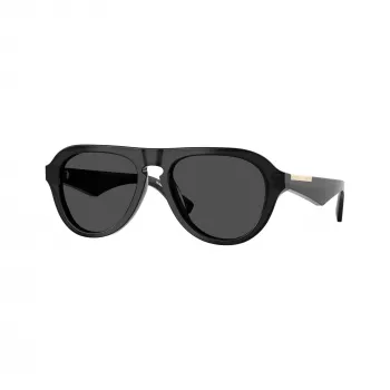 Burberry vyrų kvadratiniai akiniai nuo saulės BE4437U, Havana/Dark Grey, 55mm BE4437U411287