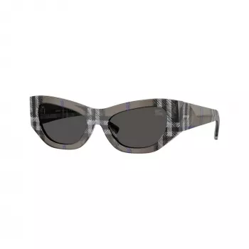 Burberry BE4450U414787 Moteriški akiniai nuo saulės Tamsiai Havana / Tamsiai pilki 54/19/140 mm