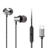 AIWA ESTM-50USB-C/SL ausinės su mikrofonu, USB-C, sidabrinės
